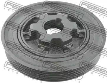 FEBEST pgds4007d -  Ременный шкив, коленчатый вал