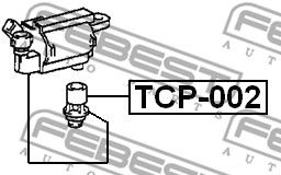 FEBEST tcp002 -  Наконечник катушки зажигания
