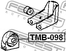 FEBEST tmb098 -  Подвеска, двигатель