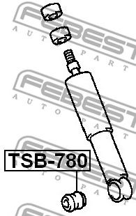 FEBEST tsb780 -  Дистанционная труба, амортизатор