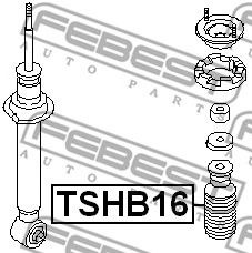 FEBEST tshb16 -  Пыльник заднего амортизатора с отбойником
