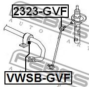 FEBEST vwsbgvf -  Втулка переднего стабилизатора