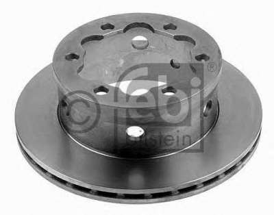FEBI 10639 -  Диск тормозной задний вентилируемый