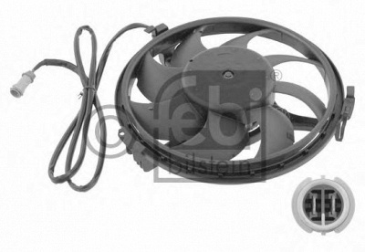 FEBI 14850 -  Электродвигатель, вентилятор радиатора