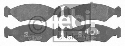 FEBI 16042 -  Колодки тормозные дисковые передние, комплект