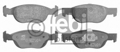 FEBI 16093 -  Комплект тормозных колодок, дисковый тормоз