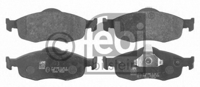 FEBI 16202 -  Колодки тормозные дисковые передние, комплект