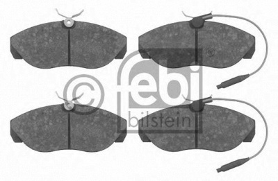 FEBI 16240 -  Колодки тормозные дисковые передние, комплект
