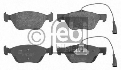 FEBI 16244 -  Колодки тормозные дисковые передние, комплект