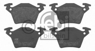 FEBI 16255 -  Колодки тормозные дисковые задниеие, комплект