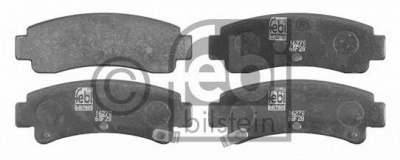 FEBI 16270 -  Комплект тормозных колодок, дисковый тормоз