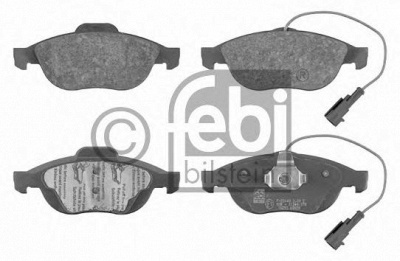 FEBI 16293 -  Комплект тормозных колодок, дисковый тормоз