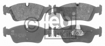 FEBI 16343 -  Колодки тормозные дисковые передние, комплект