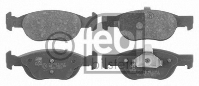 FEBI 16372 -  Комплект тормозных колодок, дисковый тормоз