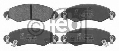 FEBI 16387 -  Комплект тормозных колодок, дисковый тормоз