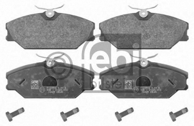 FEBI 16429 -  Колодки тормозные дисковые передние, комплект