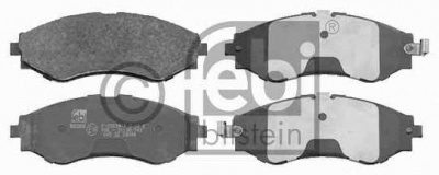 FEBI 16510 -  Колодки тормозные дисковые передние, комплект