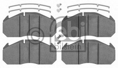 FEBI 16567 -  Комплект тормозных колодок, дисковый тормоз
