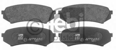 FEBI 16731 -  Колодки тормозные дисковые задниеие, комплект