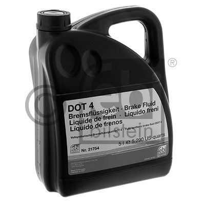 FEBI 21754 -  Жидкость тормозная dot 4, BRAKE FLUID, 5л