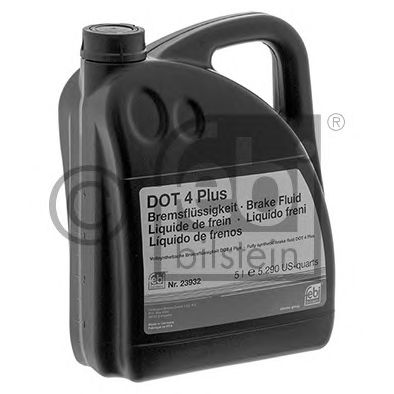 FEBI 23932 -  Жидкость тормозная dot 4, Brake Fluid Plus, 5л