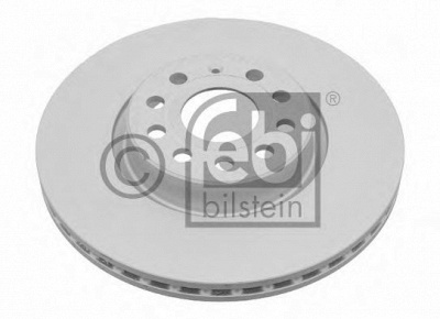 FEBI 24384 -  Диск тормозной передний вентилируемый
