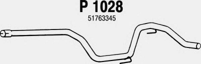 FENNO p1028 -  Труба выхлопного газа