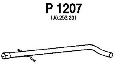 FENNO p1207 -  Труба выхлопного газа