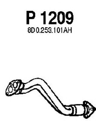 FENNO p1209 -  Труба выхлопного газа