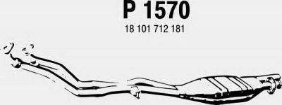 FENNO p1570 -  Предглушитель выхлопных газов