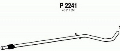 FENNO p2241 -  Труба выхлопного газа
