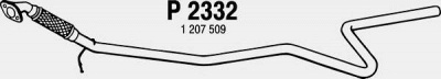 FENNO p2332 -  Труба выхлопного газа