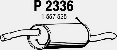 FENNO p2336 -  Глушитель выхлопных газов конечный