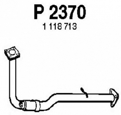 FENNO p2370 -  Труба выхлопного газа