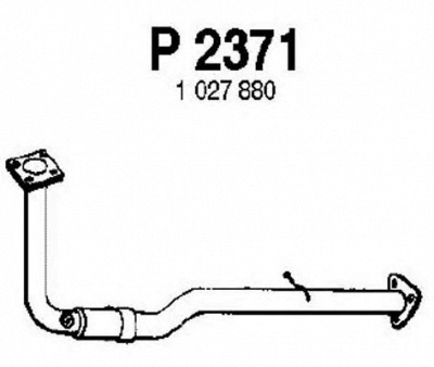 FENNO p2371 -  Труба выхлопного газа