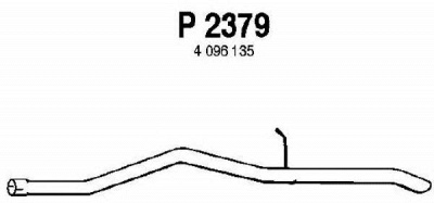 FENNO p2379 -  Труба выхлопного газа