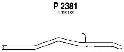 FENNO p2381 -  Труба выхлопного газа