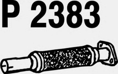 FENNO p2383 -  Труба выхлопного газа