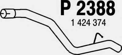 FENNO p2388 -  Труба выхлопного газа