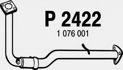 FENNO p2422 -  Труба выхлопного газа
