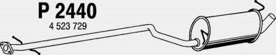 FENNO p2440 -  Средний глушитель выхлопных газов