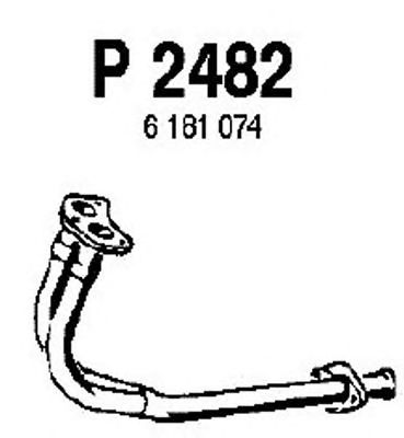 FENNO p2482 -  Труба выхлопного газа