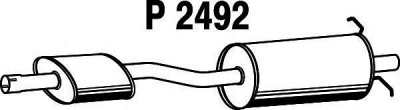 FENNO p2492 -  Средний глушитель выхлопных газов