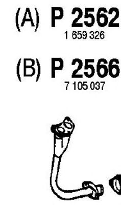 FENNO p2562 -  Труба выхлопного газа