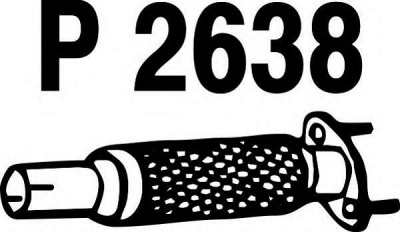 FENNO p2638 -  Труба выхлопного газа