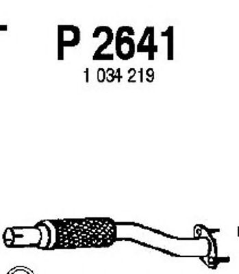 FENNO p2641 -  Труба выхлопного газа