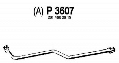 FENNO p3607 -  Труба выхлопного газа