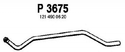 FENNO p3675 -  Труба выхлопного газа