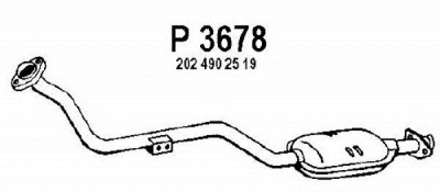 FENNO p3678 -  Труба выхлопного газа