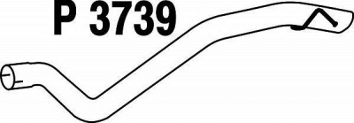 FENNO p3739 -  Труба выхлопного газа